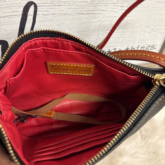 Dooney & Bourke Pebble Grain Black Leather Lexi Crossbody Bag New - Picture 8 of 15